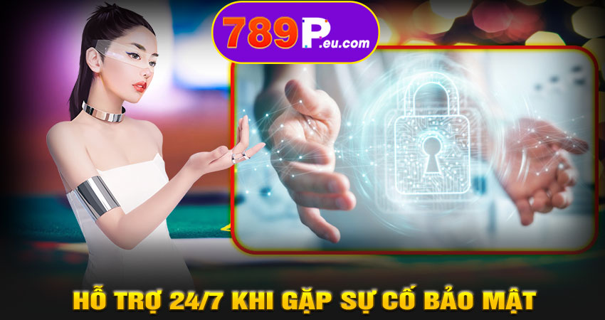 Hỗ trợ 24/7 khi gặp sự cố bảo mật